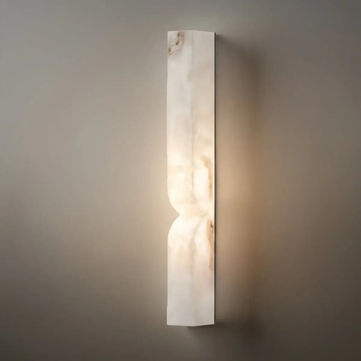 Modern Alabaster Wall Sconce – LED Stone Wall Light